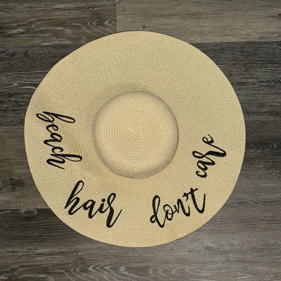 “Beach Hair Don’t Care” Sunhat - Picture 1 of 4